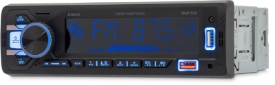 Автомагнитола Digma MCP-515 1DIN 4x45Вт v5.0 USB 2.0 AUX 4 ПДУ