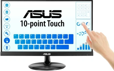 Монитор Asus 21.5" VT229H черный IPS LED 16:9 HDMI M/M глянцевая 1000:1 250cd 178гр/178гр 1920x1080 60Hz VGA FHD USB Touch 3.83кг
