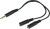 Адаптер аудио A4Tech AD-3P 2xJack 3.5 (f)/Jack 3.5 (m) 0.2м. черный Адаптер аудио A4Tech AD-3P 2xJack 3.5 (f)/Jack 3.5 (m) 0.2м. черный