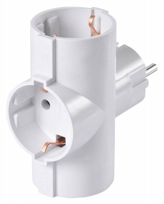 Сетевой разветвитель Buro BU-PS3TG-W (3 розетки) белый (пакет ПЭ)