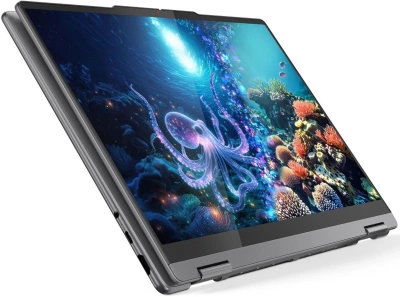 Ноутбук Lenovo Yoga 7 14ILL10 Core Ultra 5 226V 16Gb SSD512Gb Intel Arc 130V 14" OLED Touch WUXGA (1920x1200) без ОС grey WiFi BT Cam (83JQ003GRK)