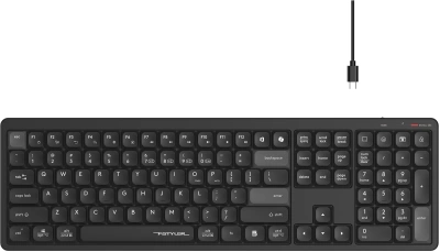Клавиатура A4Tech FBX55C черный USB беспроводная BT/Radio slim Multimedia