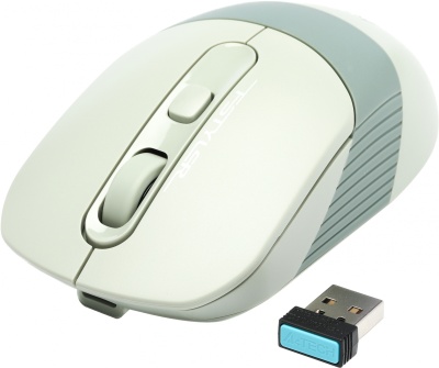 Мышь A4Tech Fstyler FB10C зеленый оптическая 2000dpi беспров. BT/Radio USB 4but (FB10C MATCHA GREEN)