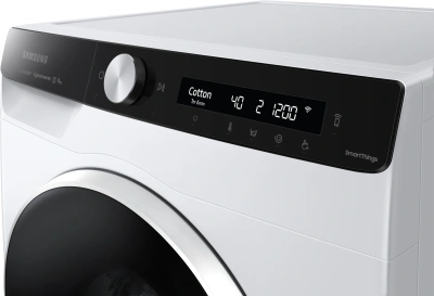 Стиральная машина Samsung WW80AG6L28WELP пан.англ. класс: A+++ загр.фронтальная макс.:8кг белый инвертор