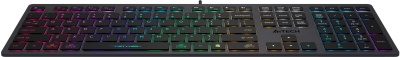 Клавиатура A4Tech FX60H серый USB slim LED (FX60H GREY/NEON) кабель 1.5м