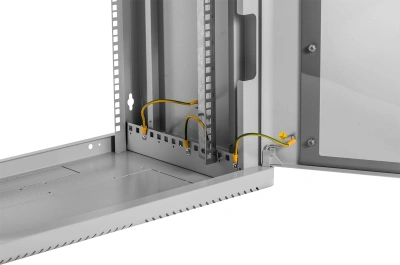 Шкаф коммутационный ЦМО (ШРН-9.500.1) настенный 9U 600x529мм пер.дв.металл 200кг серый 470мм 20.9кг 180град. 479мм IP20 металл
