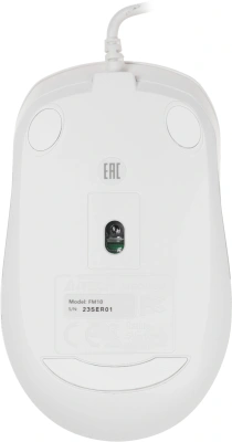 Мышь A4Tech Fstyler FM10 белый/серый оптическая 1600dpi USB 4but (FM10 WHITE)