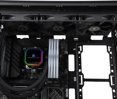 Система водяного охлаждения Thermalright Frozen Prism 360 нет подсветки Soc-AM5/AM4/1151/1200/2066/1700 черный 4-pin 27dB Al Ret (F-PRISM-360-BL)