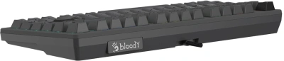 Клавиатура A4Tech Bloody MS76 темно-серый USB Multimedia for gamer LED (MS76) кабель 1.8м