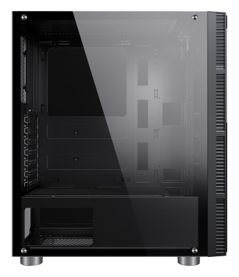 Корпус Accord 3407 черный без БП ATX 8x120mm 2xUSB2.0 1xUSB3.0 audio bott PSU