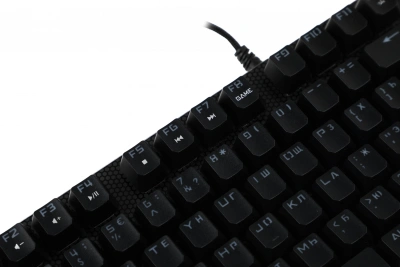 Клавиатура A4Tech B800 механическая серый/черный USB for gamer LED (B800 (NETBEE)) кабель 1.8м