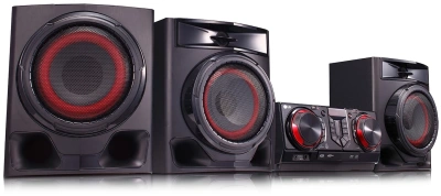 Минисистема LG XBoom CJ45 черный 720Вт FM USB BT