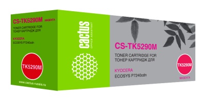 Картридж лазерный Cactus CS-TK5290M TK-5290M пурпурный (13000стр.) для Kyocera Ecosys P7240cdn