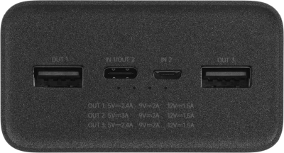 Мобильный аккумулятор Xiaomi BHR9126GL 30000mAh 18W 2.6A 2xUSB-A/USB-C черный