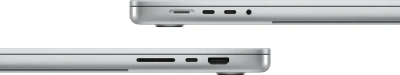 Ноутбук Apple MacBook Pro A3403 M4 Pro 14 core 24Gb SSD512Gb/20 core GPU 16.2" Liquid Retina XDR (3456x2234) macOS silver WiFi BT Cam (MX2T3HN/A)