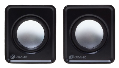 Колонки Оклик OK-331 2.0 черный 6Вт