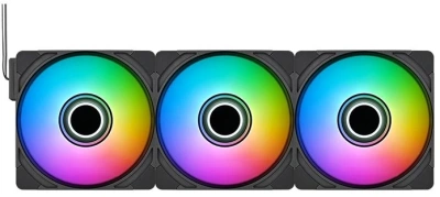 Вентилятор для корпуса Thermaltake CT140 EX Infinity ARGB 140х140x25 черный 4-pin 29.2дБ (упак.:3шт) (CL-F242-PL14SW-A) Ret