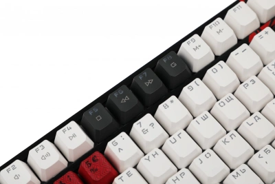 Клавиатура A4Tech S98 Naraka механическая черный/красный USB for gamer LED (S98 NARAKA BLMS RED PLUS) кабель 1.8м