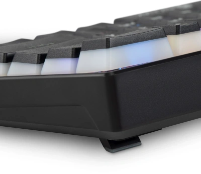 Клавиатура Оклик K763W механическая черный USB беспроводная BT/Radio Multimedia for gamer LED (1920548) кабель 1.5м