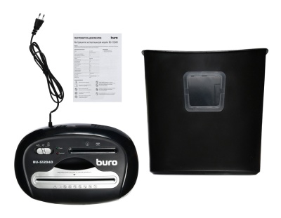 Шредер Buro Office BU-S1204D (секр.P-4) фрагменты 12лист. 21лтр. пл.карты CD