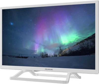 Телевизор LED PolarLine 24" 24PL52TC белый HD 60Hz DVB-T DVB-T2 DVB-C DVB-S2 USB (RUS)