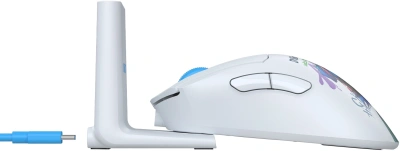 Мышь A4Tech Bloody R73 Ultra Duo белый/рисунок оптическая 20000dpi беспров. USB/USB-C 7but (R73 ULTRA DUO NYX MIRAGE)