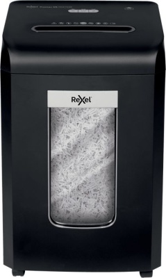Шредер Rexel Promax QS 15/38 X EU черный (секр.P-4) фрагменты 15лист. 38лтр. скрепки скобы пл.карты