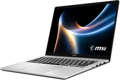 Ноутбук MSI Modern 14S AI+ G3MG-011XRU Core Ultra 5 322 16Gb SSD512Gb Intel Graphics 14" OLED FHD+ (1920x1200) без ОС silver WiFi BT Cam (9S7-14U212-011)