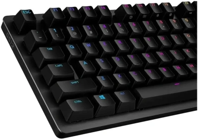 Клавиатура Logitech G512 Carbon Red Linear механическая черный USB Multimedia for gamer LED (920-009374)