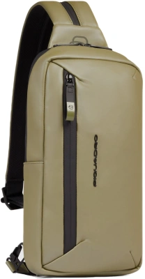 Рюкзак слинг Piquadro Corner 2.0 CA6466C2OW/VE3 хаки полиэстер