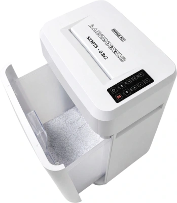 Шредер Office Kit S230TS белый (секр.P-7) фрагменты 6лист. 29лтр.