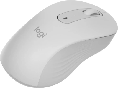 Мышь Logitech M650 L белый оптическая 4000dpi silent беспров. BT/Radio USB 5but (910-006389)