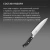 Набор ножей кухон. Victorinox Grand Maitre Cutlery Block 7.7243.6 (7.7243.6) компл.:6предм. с подставкой черный подар.коробка