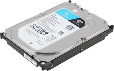 Жесткий диск Seagate SATA-III 1TB ST1000VX013 Surveillance Skyhawk 4KN (5400rpm) 256Mb 3.5"
