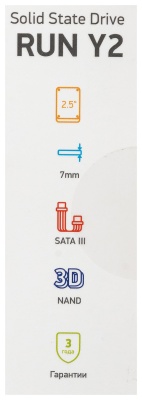 Накопитель SSD Digma SATA-III 128GB DGSR2128GY23T Run Y2 2.5"