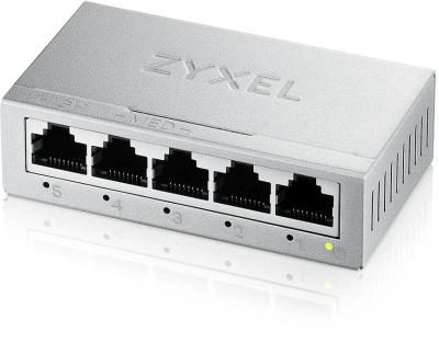 Коммутатор Zyxel GS-105BV5-EU0101F (L2) 5x1Гбит/с неуправляемый