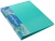 Папка на 2-х кольцах Бюрократ Пастель PAST0812/2RGRN A4 пластик 0.5мм кор.27мм торц.карм с бум. встав мятный