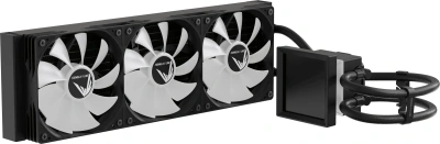 Система водяного охлаждения Formula Ice Jet Vision 360 ARGB Soc-AM5/AM4/1200/2066/1700/1851 черный 4-pin 1-27dB Al+Cu LCD 315W 2020gr Ret (ICE JET VISION 360 BK)