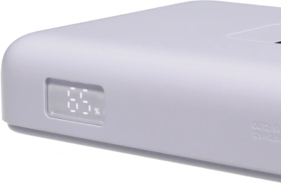 Мобильный аккумулятор Xiaomi Magnetic BHR08PAGL 10000mAh QC3.0/PD3.0 33W 3A USB-C беспров.зар. фиолетовый