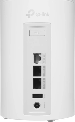 Бесшовный Mesh роутер TP-Link Deco BE65 Pro (DECO BE65 PRO(2-PACK)) BE9300 100/1000/2500/5000BASE-T белый (упак.:2шт)