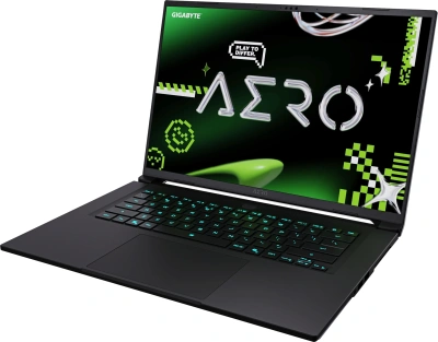 Ноутбук Gigabyte Aero X16 1WH Ryzen AI 7 350 32Gb SSD1Tb NVIDIA GeForce RTX 5070 8Gb 16" IPS QHD+ (2560x1600) Windows 11 Home silver WiFi BT Cam (1WH93KZC64DH)
