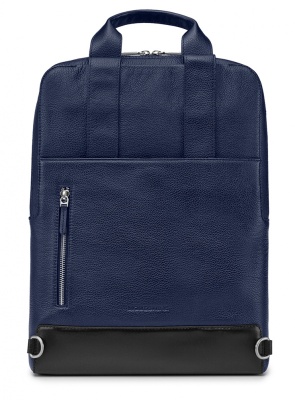 Сумка Moleskine Classic Leather ET84DBVB20 с отделением для ноутбука 15" синяя натур.кожа