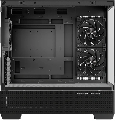 Корпус Deepcool CG380 3F черный без БП mATX 6x120mm 3x140mm 2xUSB3.0 audio bott PSU