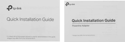 Сетевой адаптер HomePlug AV TP-Link TL-PA4010P KIT AV600 Fast Ethernet