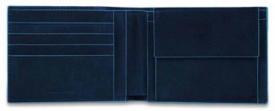 Кошелек мужской Piquadro Blue Square PU257B2R/BLU2 синий натур.кожа