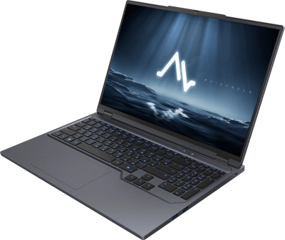 Ноутбук Maibenben X16F-R98957T Ryzen 9 8940HX 32Gb SSD1Tb NVIDIA GeForce RTX5070Ti 12Gb 16" IPS QHD+ (2560x1600) Windows 11 Home grey WiFi BT Cam 5200mAh (X16F-R98957T0JGRHG4E10)