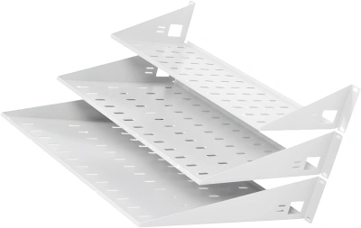 Полка стационарная ЦМО МС-20 2U нагр.:15кг. 19" 200мм серый (упак.:1шт)