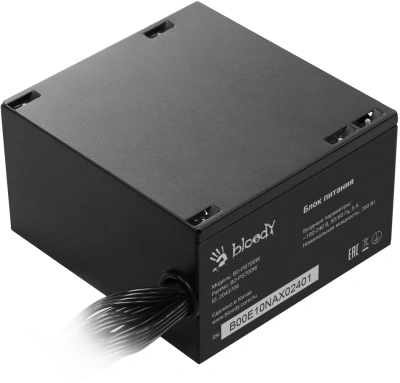 Блок питания Bloody ATX 700W BD-PS700W 80+ white (20+4pin) APFC 120mm fan 6xSATA RTL