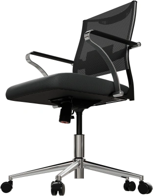 Кресло Метта Sit Air 24/7 M4-281K - Italy (M09.B23.G18.W01) черный сиденье черный сетка/ткань крестов. хром