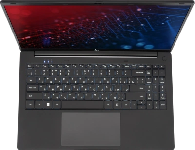 Ноутбук IRU Strato 15ALID5 Core i7 13620H 16Gb SSD512Gb Intel UHD Graphics 15.6" IPS FHD (1920x1080) FreeDOS black WiFi BT Cam 6000mAh (2148035)